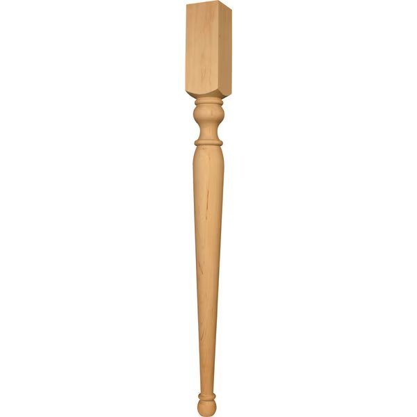 29 x 2 1/2 Slender Dining Table Leg in Western Red Cedar, Osborne Wood Products, Mfr#: 1022WRC